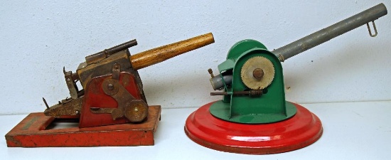 (2) Old Cannon Toys - B&B Mfg. Co. and Baldwin Mfg. Co.