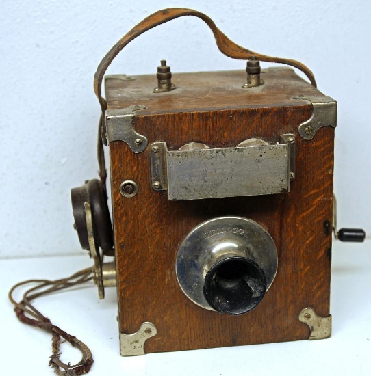 Small Antique Portable Kellogg Telephone