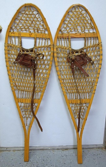 Vintage Pair of Snowshoes, 47 3/4" Long