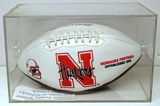 Heisman Trophy Winner Eric Crouch Signed Nebraska Cornhusker Football