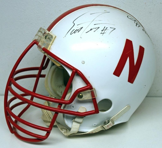 Nebraska Cornhusker Football Display Helmet Signed by 1997 Teammates Scott Frost #7, Matt Davison
