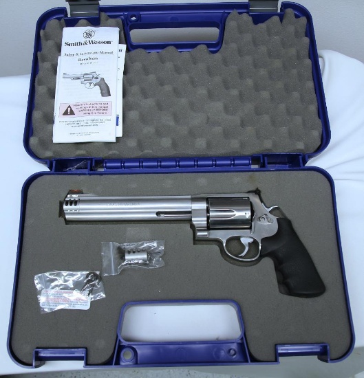 Smith & Wesson Model 500 .500 S&W Revolver 8.375" Bbl Original Hard Case Lightly Used SN#CYX4271