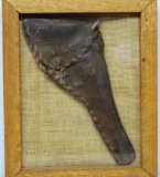 Old Frontier Raw Hide Sewn Leather Revolver Holster in Frame