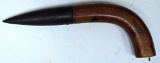 Antique Nautical Rope Rigging Tool, Marked on Wooden Handle 