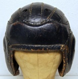 Early Vintage Leather Football Helmet