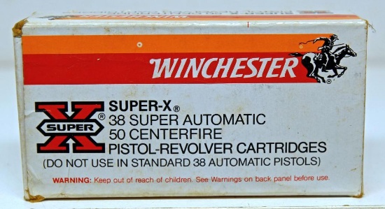 Full Box Mixed Rounds .38 Super Automatic Cartridges