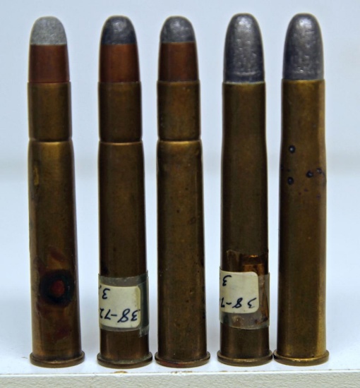 (5) WRACo .38-72 W.C.F. Collector Cartridges