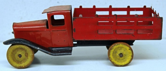 Wyandotte Pressed Steel Toy Truck, 9 3/4" Long
