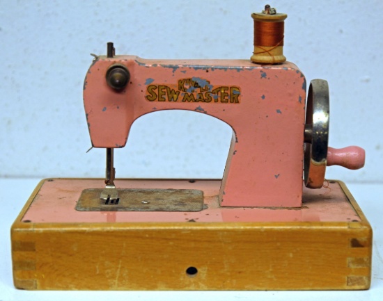 KAYANEE Sew Master Child's Toy Sewing Machine, Marked "Berlin, Made in Germany U.S. Zone"