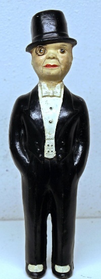 Charlie McCarthy Toy Composition Doll, 13" Tall, Some Cracking Around the Neck