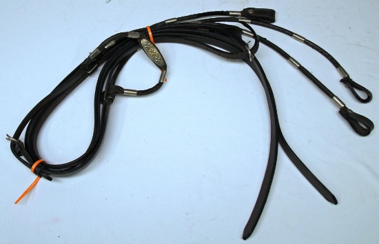 Nice Old Leather Bridle Head Stall and Reins, No Bit