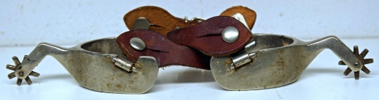 Pair Old Cowboy Spurs