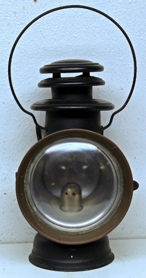 Dietz Union Driving Lamp Antique Kerosene Automobile Head Lamp, Last Pat. Date Jan-22-07