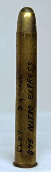 Eley .475 Nitro Express Collector Cartridge