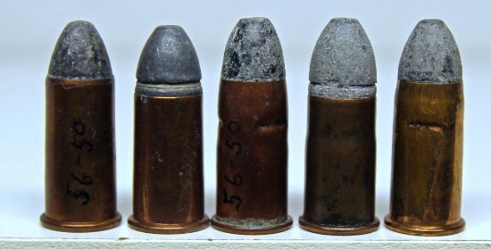 (5) Mixed .56-50 Spencer Rim Fire Collector Cartridges