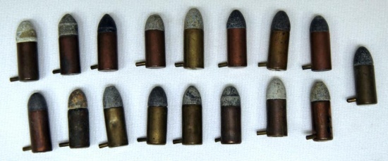 (17) Rounds 7 mm Pin Fire Collector Cartridges