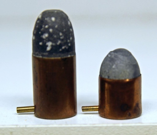 (2) 15 mm Pin Fire Collector Cartridges - Short and Long