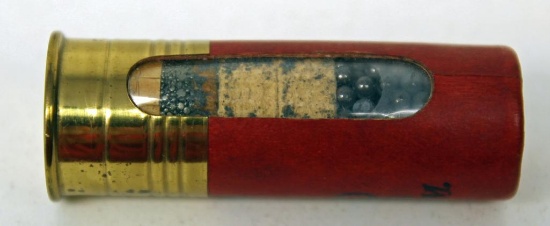 Winchester Super-Speed Mark V 12 Ga. 6 Shot Cut-Away Paper Shotshell