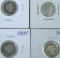 1903, 1903O, 1904, 1904S Barber Dimes