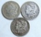 1879, 1879S, 1880S Morgan Dollars