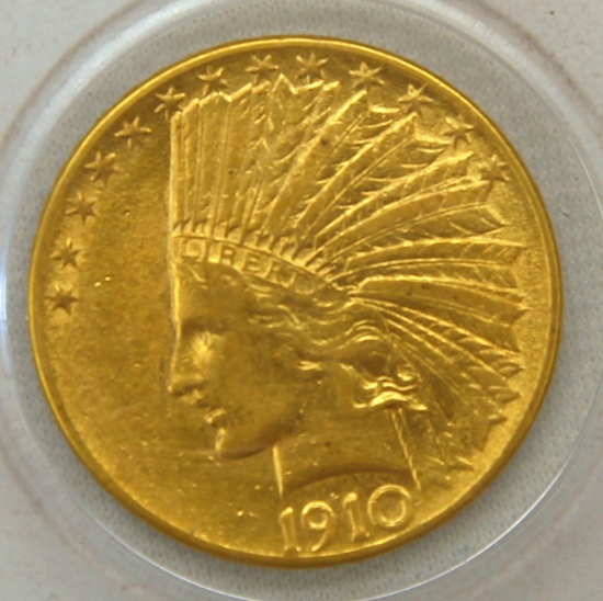 1910 $10 Indian Gold