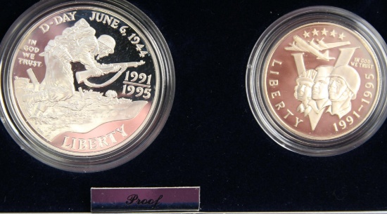U.S. Mint WWII 50th Anniversary Coins Proof Set