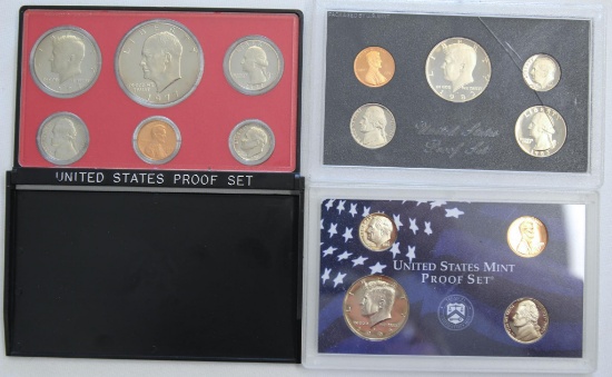 1977, 1983, 1999 U.S. Mint Proof Sets