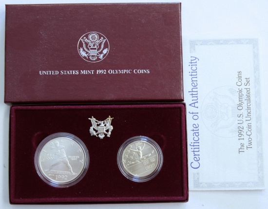 U.S. Mint 1992 Olympic Coins Set
