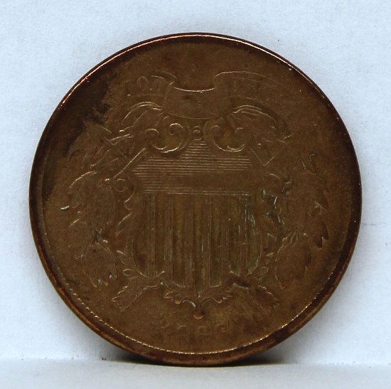 1866 Two Cent Piece