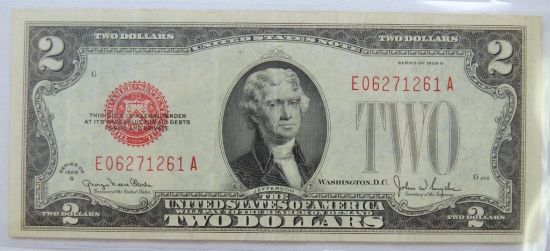 1928G $2 Red Seal Note