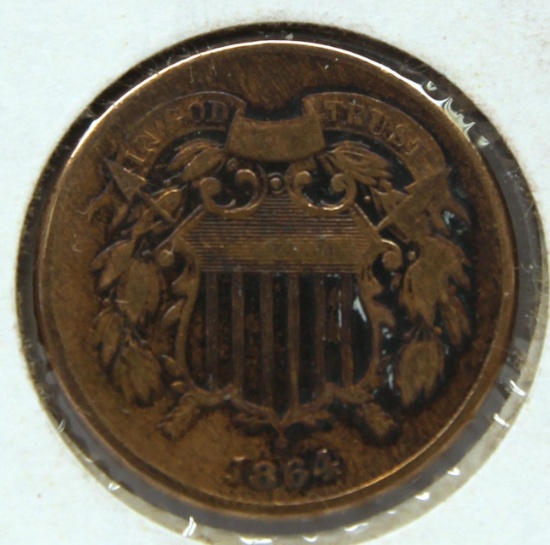 1864 Two Cent Piece