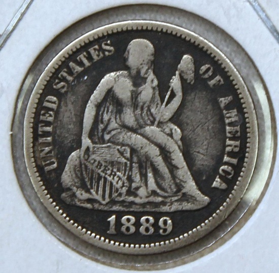 1889 Seated Liberty Dime