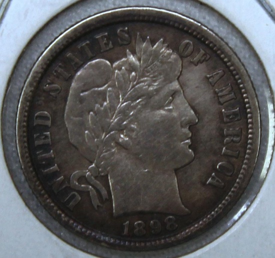 1898 Barber Dime