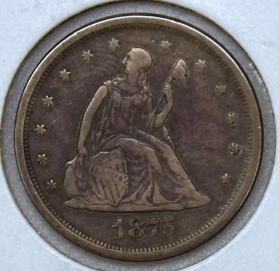 1875S Twenty Cent Piece