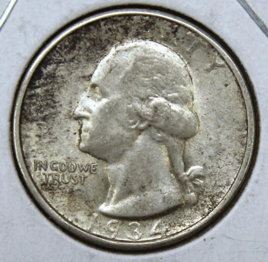 1934D Washington Quarter