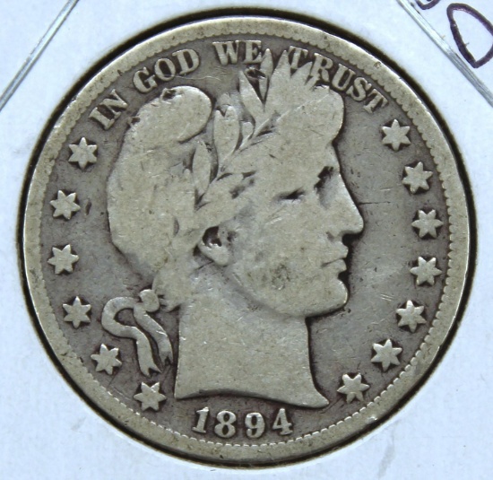 1894O Barber Half Dollar