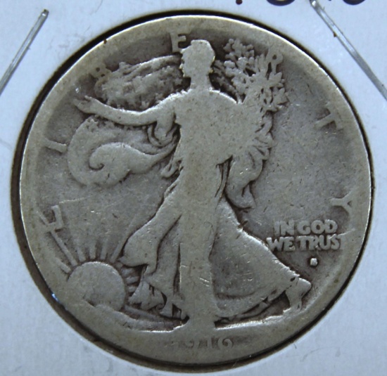 1916S Walking Liberty Half Dollar, Key Date