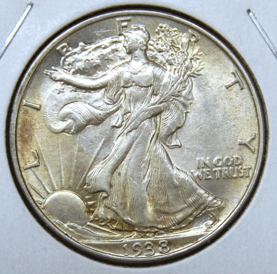 1938 Walking Liberty Half Dollar
