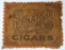 Erbanco Cigar Store Counter Top Advertising Display, Leather on Felt, 9 1/4