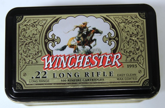 Winchester 1993 .22 LR Ltd. Ed. Tin w/Full Brick Winchester Super-X .22 LR Cartridges