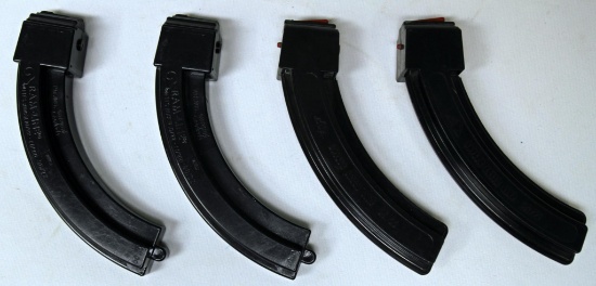 (4) 50 Round Magazines for Ruger 10/22 - (2) Butler Creek, (2) Rem-Line