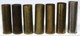 (7) Empty All Brass or Metallic 10 Ga. Shotshells - (1) Metallic Winchester, (1) Remington, (1)