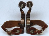 Kelly Bros. Single Mounted Cowboy Spurs
