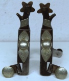 Pair of Single Mounted Crockett Cowboy Spurs
