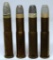 (4) Rounds 11.15x58R Austrian Wernd 1 M77 Paper Patch Collector Cartridges