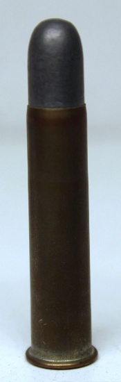 Frankford Arsenal .45-70-500 Gov't for Gatling Machine Gun Marked "F 4 91" Tinned Brass Case