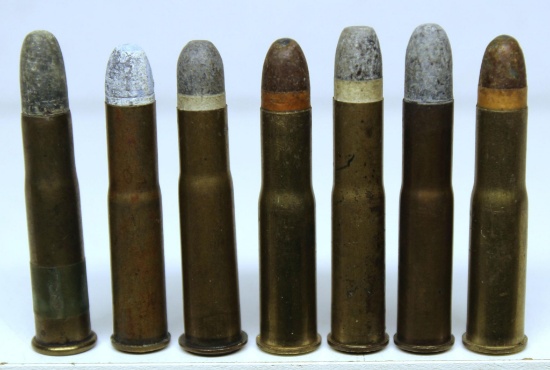 (7) Rounds 11 mm Mauser Collector Cartridges - (4) are Paper Patch