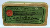 Partial Vintage Two Piece Box of 24 Remington UMC .25-20 Winchester & Marlin Cartridges