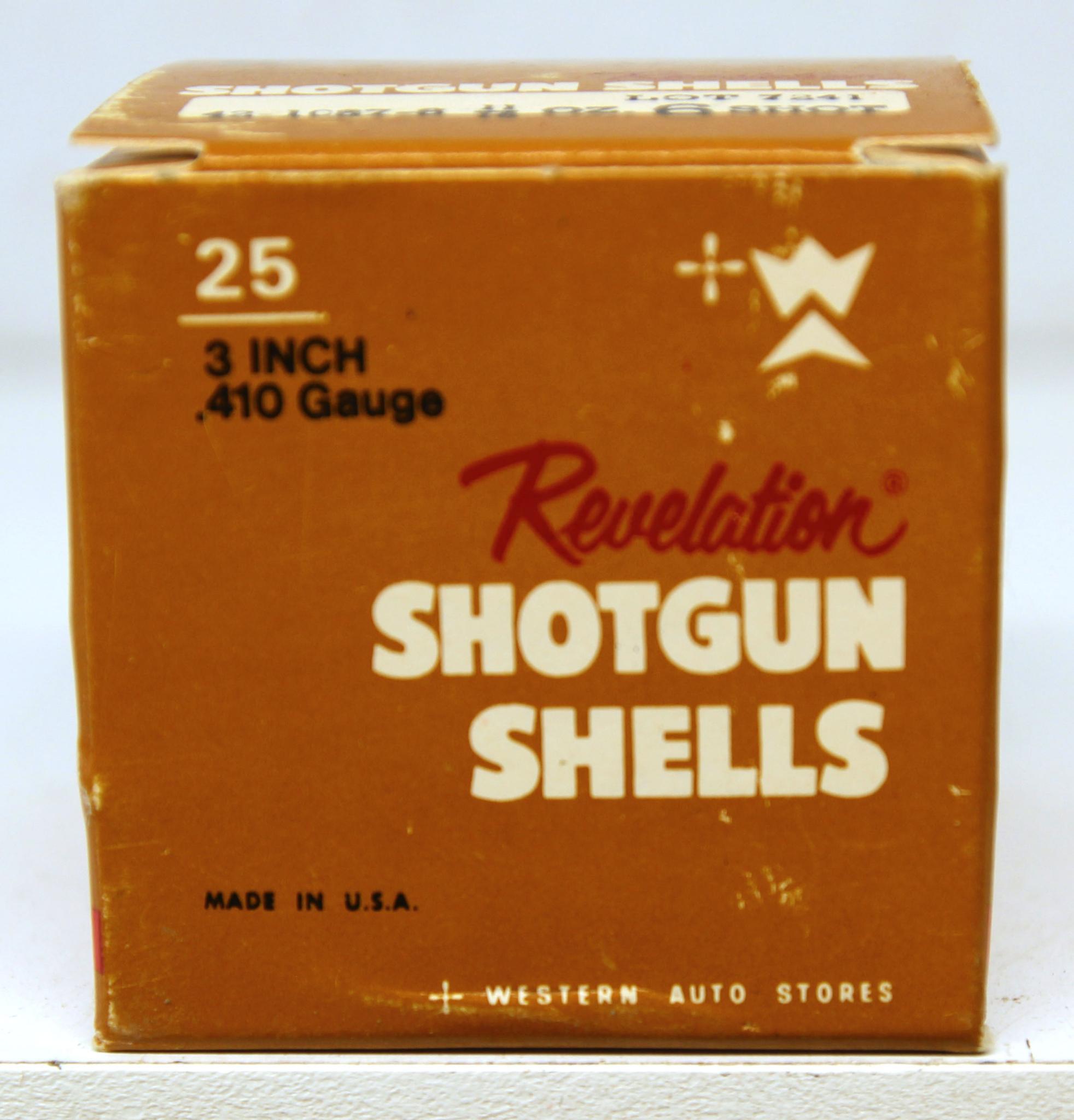 Vintage .410 Paper Shotgun Shells--N/A