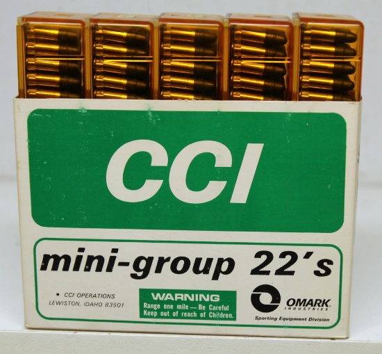 500 Rounds CCI mini-group 22's .22 LR Cartridges